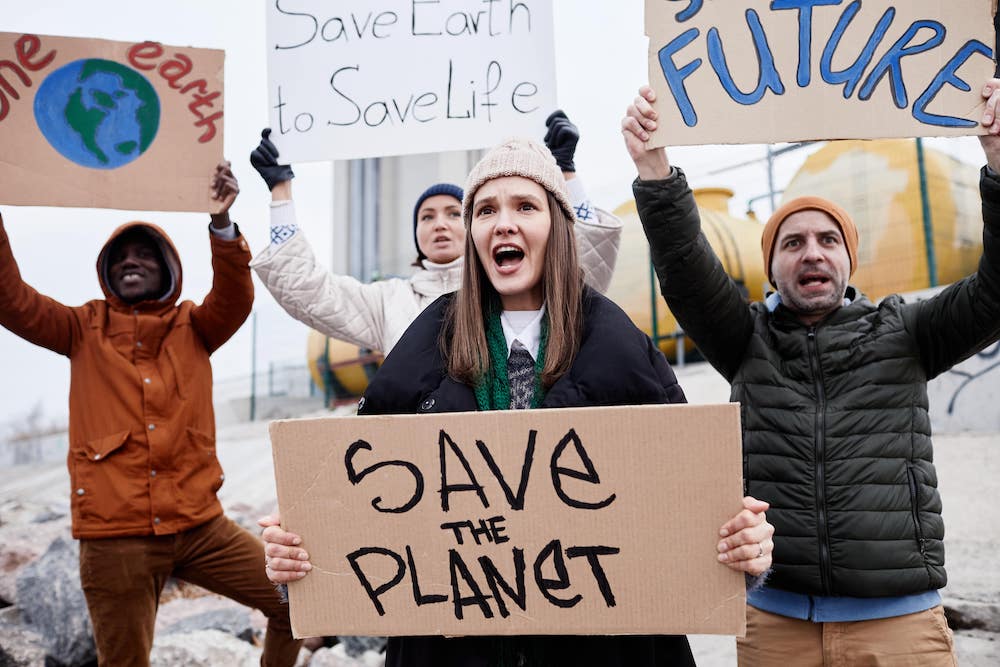 Activist saving the planet